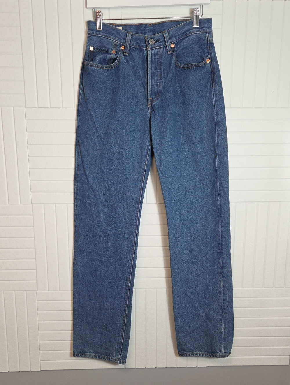 Levi's 501 100% Cotton Buttonfly Jeans Size 26 TALL